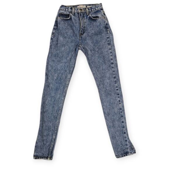 American Apparel Vintage Look High Waisted Jeans Size 24 - Picture 1 of 7